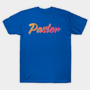 Pastor 80s font T-Shirt